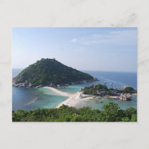 Vackra Maldives öar Vykort