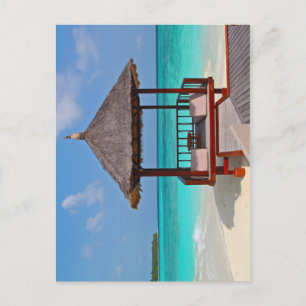 Vackra Maldives öar Vykort