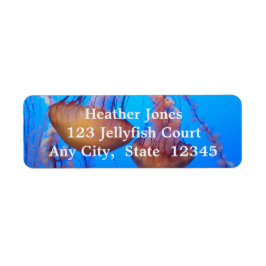 Vackra manyfish Labels Returadress Etikett