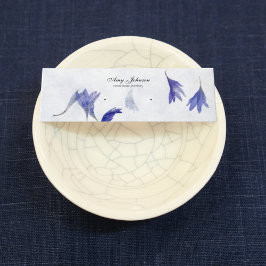 Vackra mini-Blommigt - avläsning | Stud Visning-ko Mini Visitkort