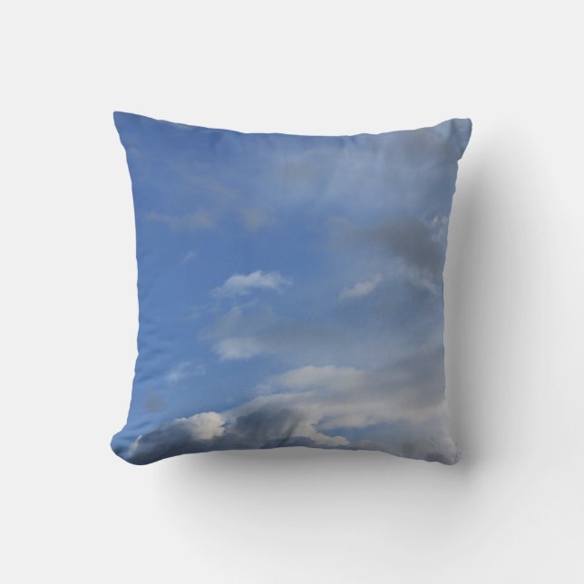 vackra moln av blå himmel och vita moln kudde (Framsida)