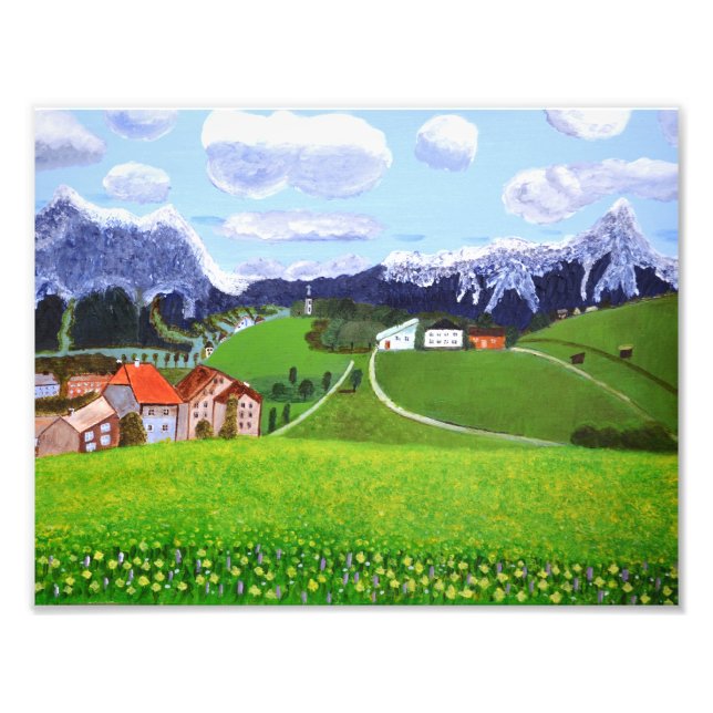 Vackra Norgar för utvidgningen Fototryck (Framsidan)