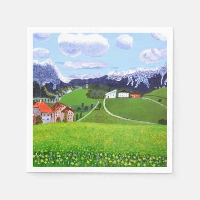 Vackra Norgar Pappersservett (Framsidan)