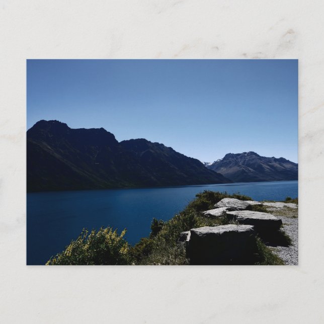 Vackra Nya Zeeland, Sydön Vykort (Framsida)