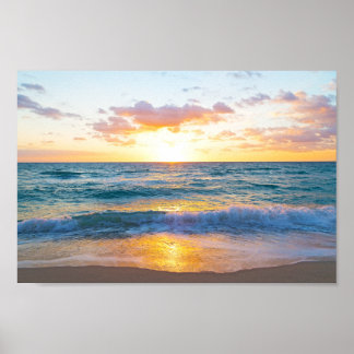 Vackra Ocean Scene Poster