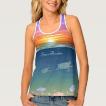 Vackra Ocean Sunrise, Sea Turtles and Pearls