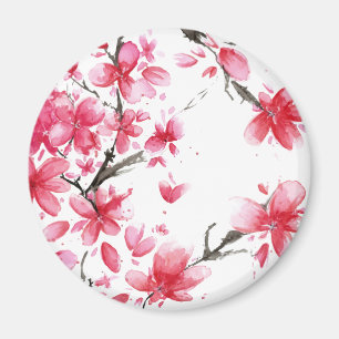 Vackra och Elegant Cherry-Blommar Magneter