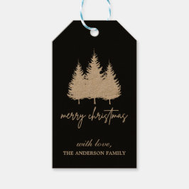 Vackra och Elegant God jul Personlig Presentetikett