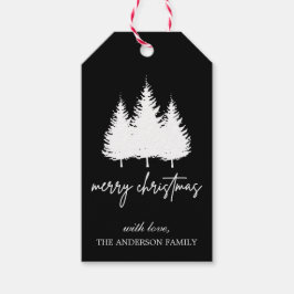 Vackra och Elegant God jul Personlig Presentetikett