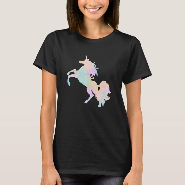 Vackra och färgade enmajs t shirt (Framsida)