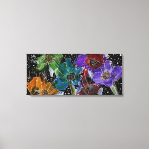 Vackra och färgstarka poppies Canvas