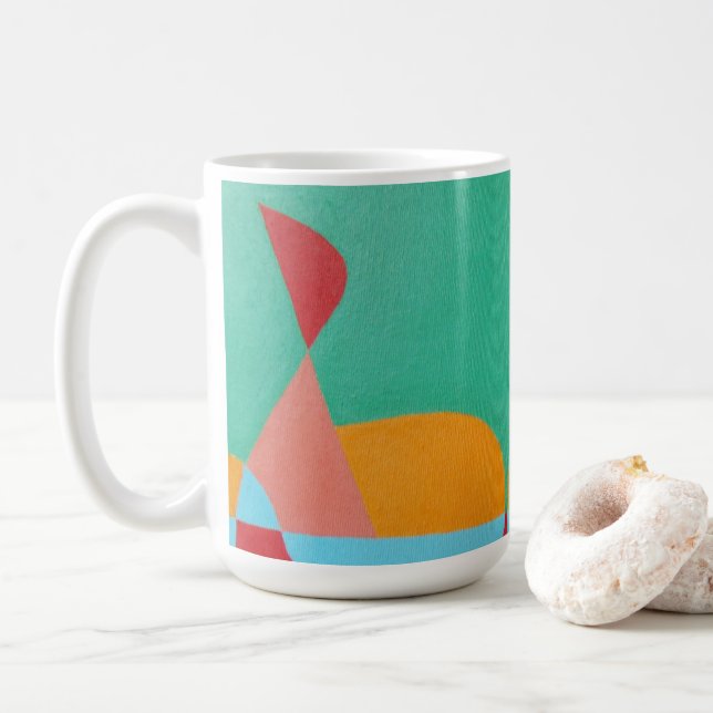 Vackra och livfulla färger! Kaffe kopp (Med munk)