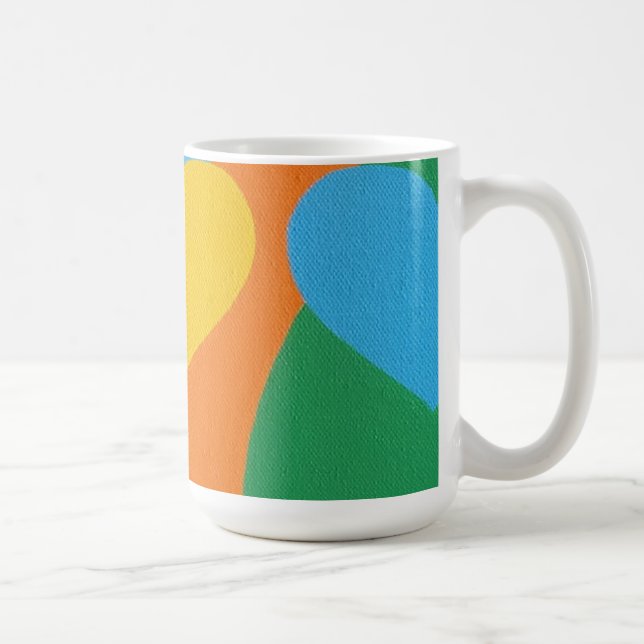 Vackra och livfulla färger! Kaffe kopp (Höger)