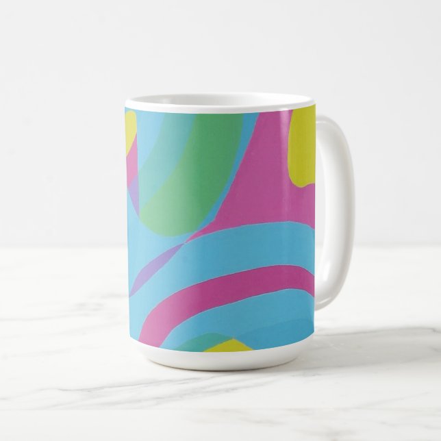 Vackra och livfulla färger! Kaffe kopp (Framsida höger)