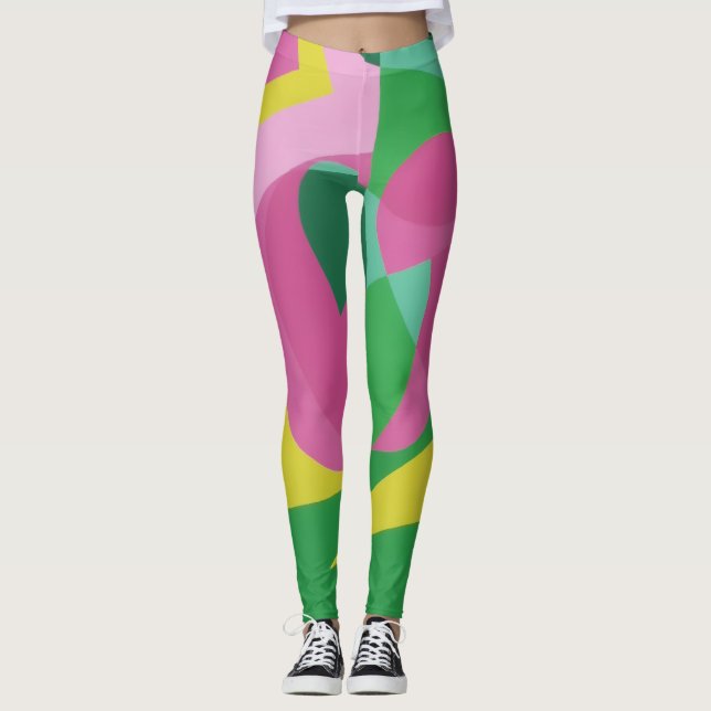Vackra och livfulla färger! Leggings (Framsida)