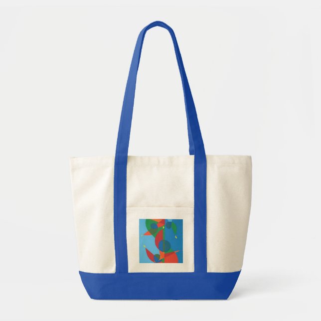 Vackra och livfulla färger! Tote Bag Tygkasse (Framsidan)