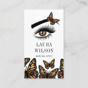 Vackra Öga-lasar av typen Butterfly Visitkort