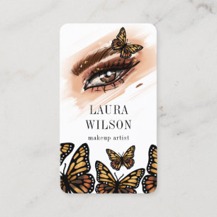 Vackra Öga-lasar av typen Butterfly Visitkort