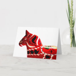 Vackra Orangen Svenska Dala Horse Kort