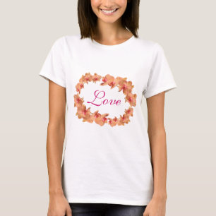 Vackra orkidéer t-shirt