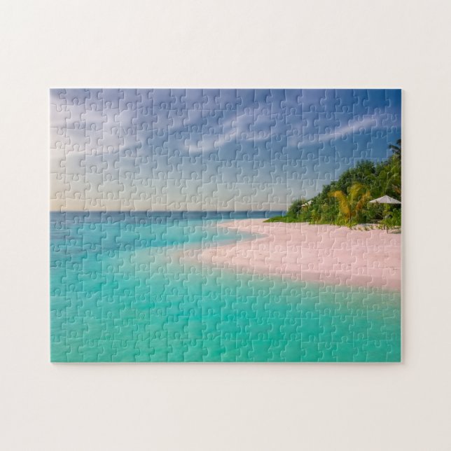 Vackra övyerna med Turquise Vatten Pussel (Horisontell)