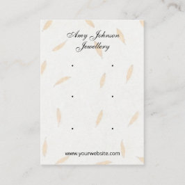 Vackra Pappra Visningar för Blommigtar Visitkort