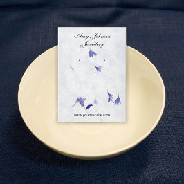 Vackra Pappra Visningar för Blommigtar Visitkort