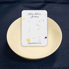 Vackra Pappra Visningar för Blommigtar Visitkort