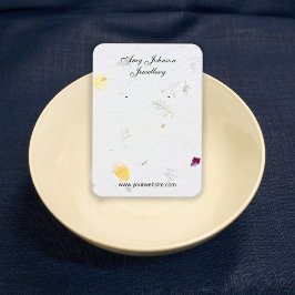 Vackra Pappra Visningar för Blommigtar Visitkort