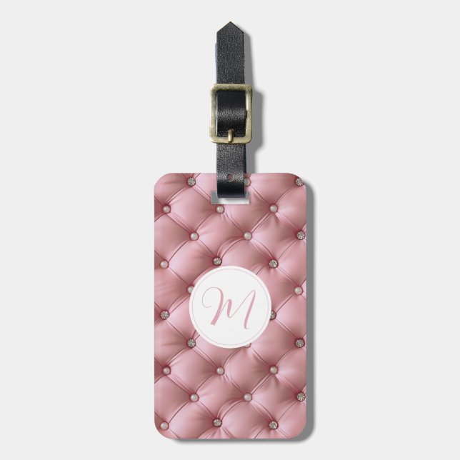 Vackra Pastell Quilt Bagagebrickor (Vertikal Framsida)