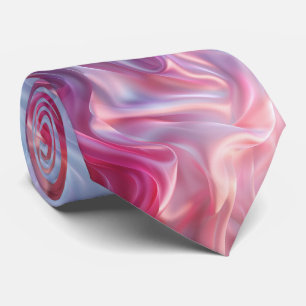 Vackra Pastellfärger Elegant Siden Effekt Slips
