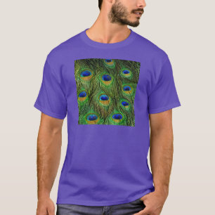 Vackra Peacock Feathers Tee Shirt