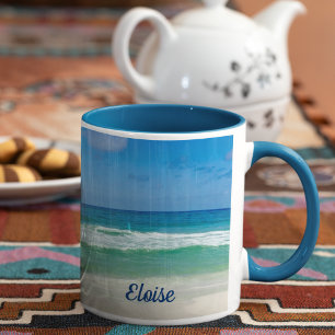 Vackra persienfoto Blue Ocean Anpassningsbar Mugg
