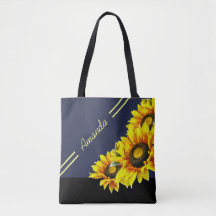 Vackra Personligen Solros Tote Bag