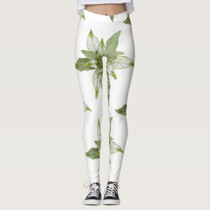 Vackra poinsettias leggings