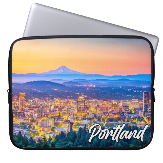 Vackra Portland, Oregon, USA Laptop Fodral (Framsidan)