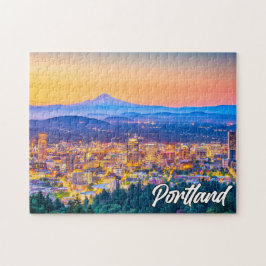 Vackra Portland, Oregon, USA Pussel