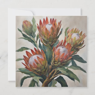 Vackra Protea Flowers från södra Afrikan