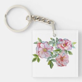 Vackra realistiska akvarellrosor.