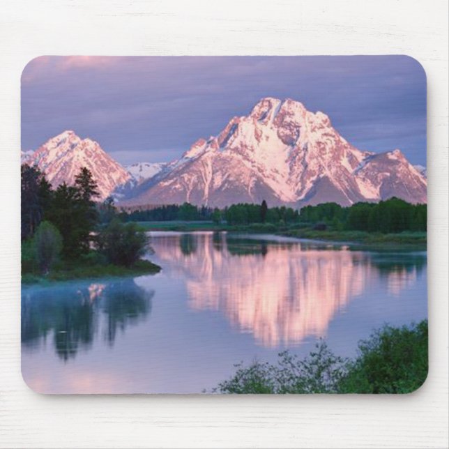 Vackra reflektioner - Grand Tetons Musmatta (Framsidan)