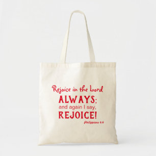 Vackra Rejoice i Lord Red and White Tygkasse