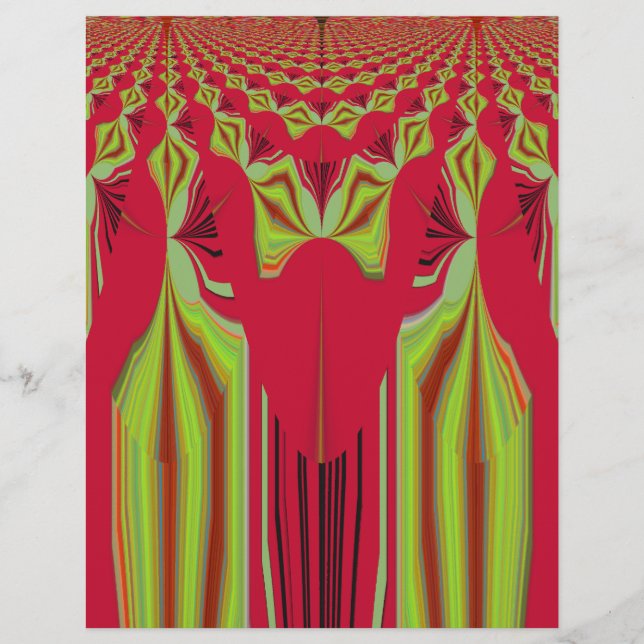 Vackra, rödaktiga och Gult Afrikas stamkonst (Framsida)