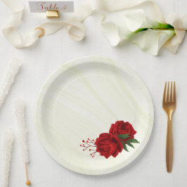 vackra rödblommor grönt löv