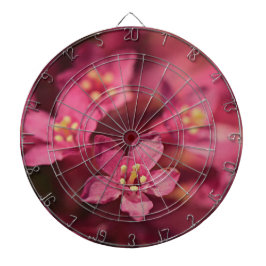 Vackra rosa blommor darttavla