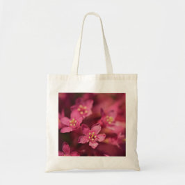 Vackra rosa blommor tygkasse