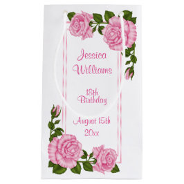 Vackra rosa hörnbuketter 18-årsdag