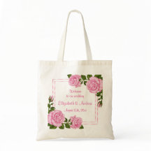 Vackra Rosa Hörnbuketter Bröllop Välkommen