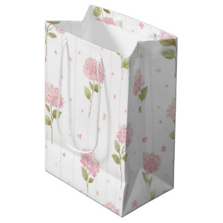 Vackra Rosa Hydrangea Blommor Bröllopsdusch