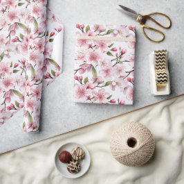 Vackra rosa körsbärsblommor presentpapper