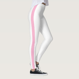 Vackra Rosa Rand Leggings